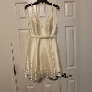 Sherri Hill Dress - cream color - size 8